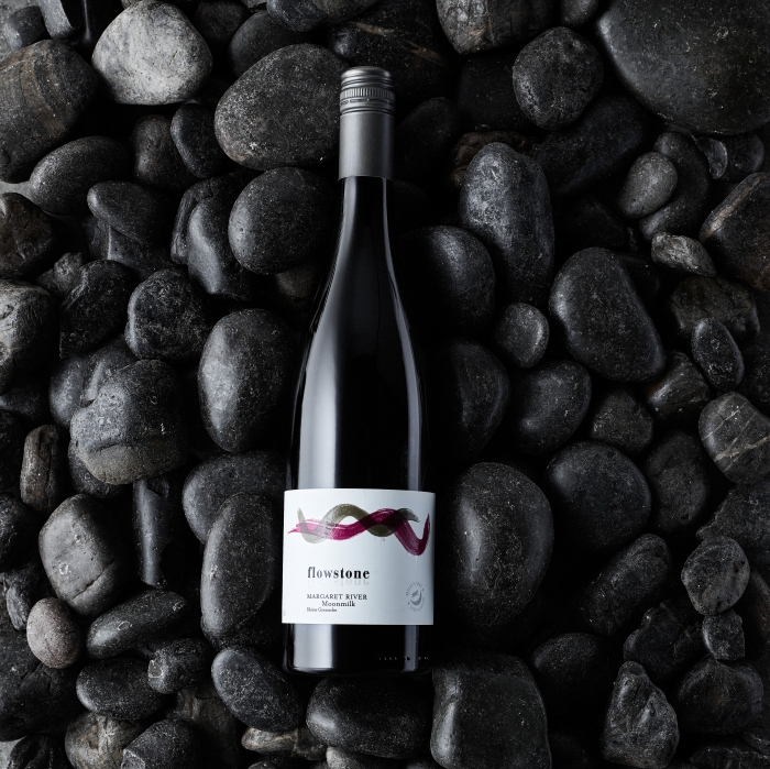 Flowstone Wine Bottle on rocks