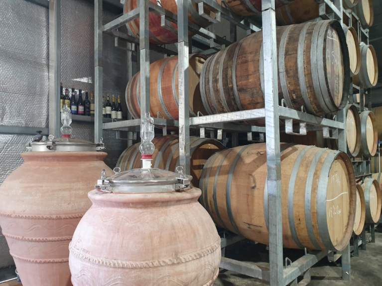 Flowstone Wine Barrels